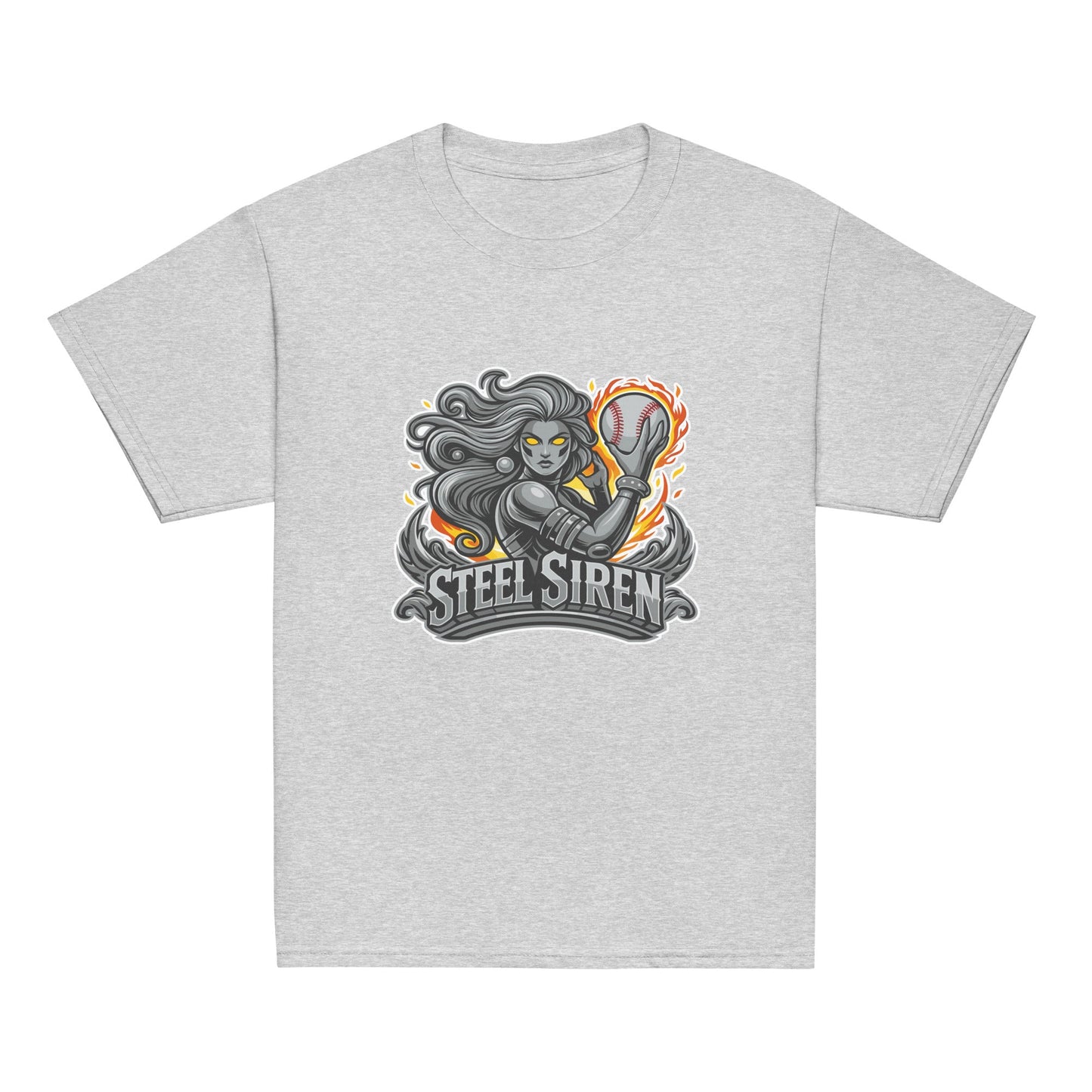 Classic | Youth T Shirt | STEEL SIREN | Mascot Logo