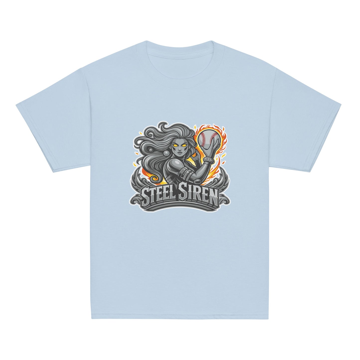 Classic | Youth T Shirt | STEEL SIREN | Mascot Logo