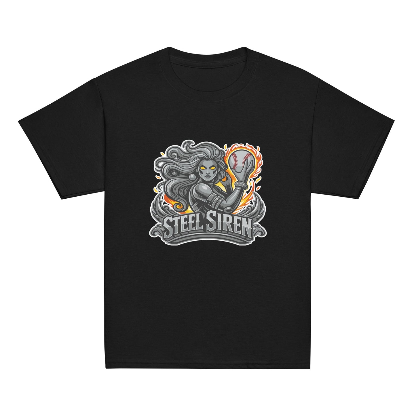Classic | Youth T Shirt | STEEL SIREN | Mascot Logo