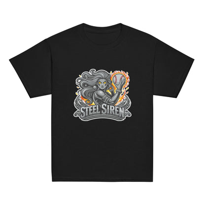 Classic | Youth T Shirt | STEEL SIREN | Mascot Logo