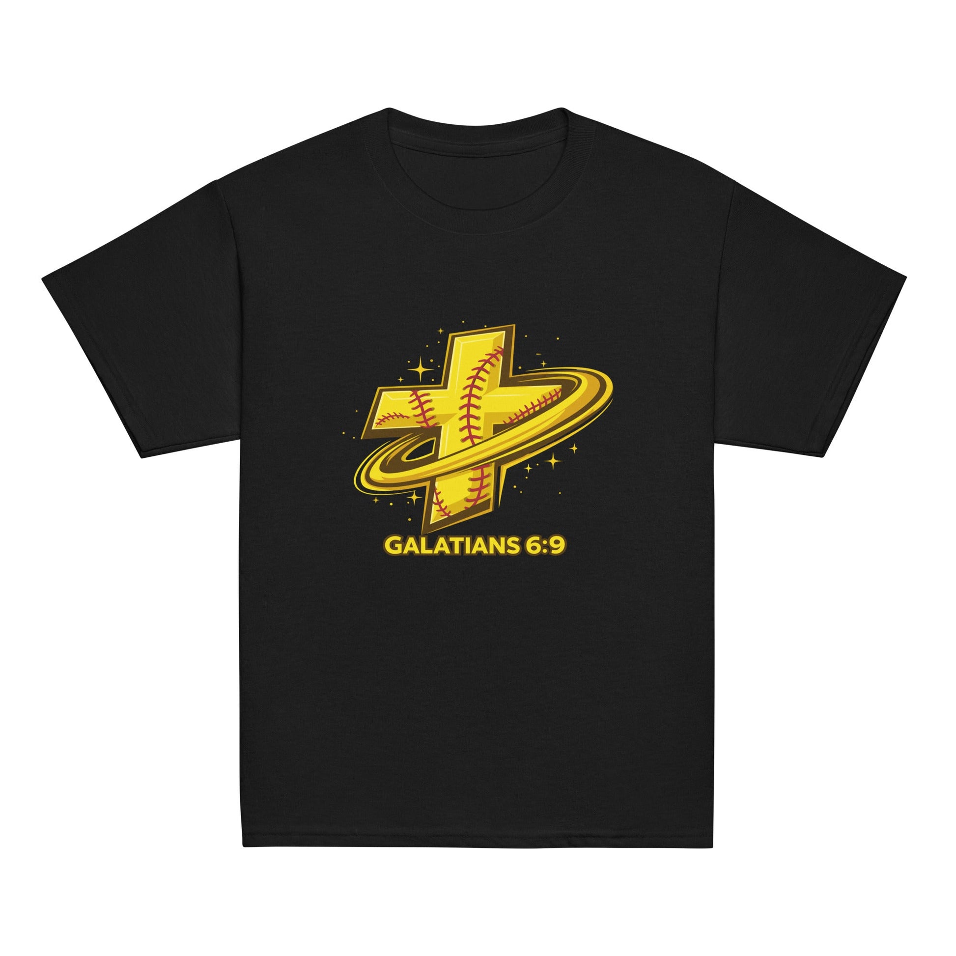 Classic | Youth T Shirt | Stingers Softball | Galatians 6:9 Logo