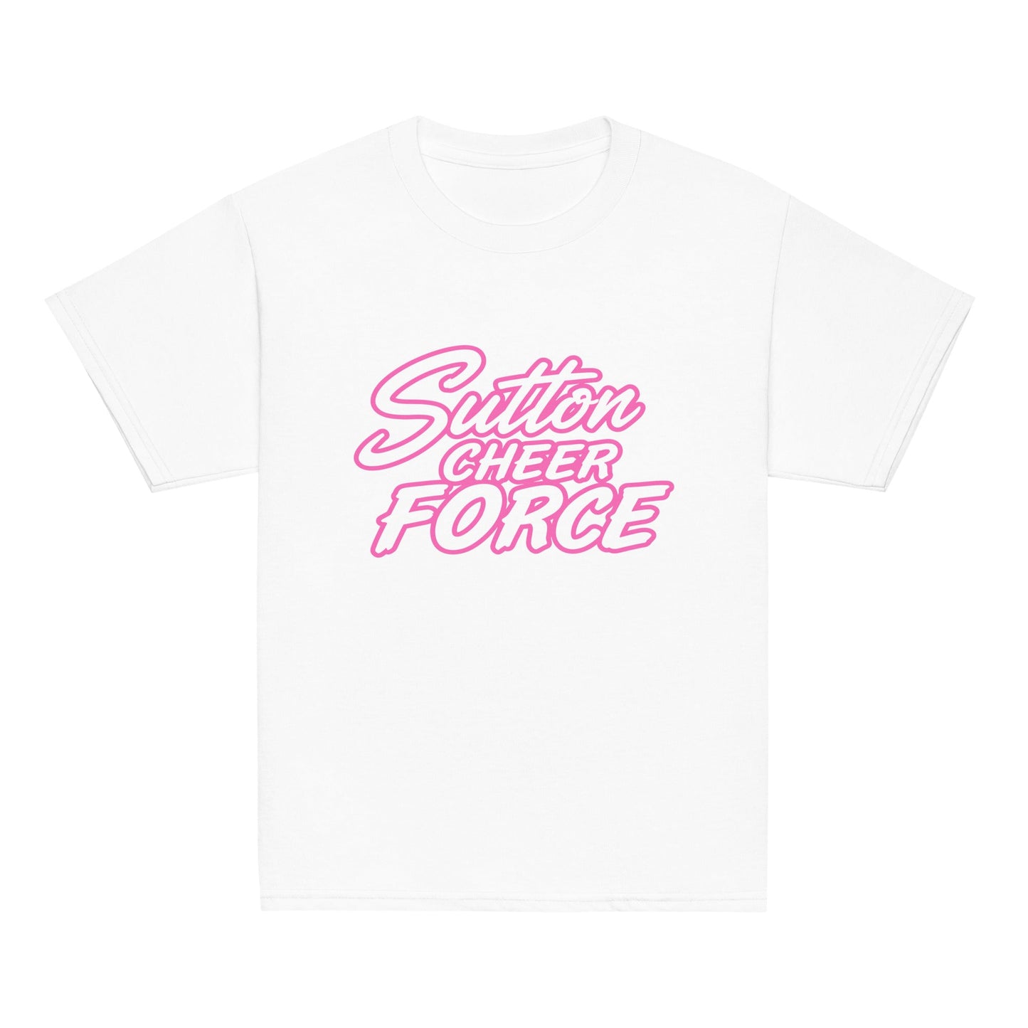 Classic | Youth T Shirt | Sutton Cheer Force | Script Logo