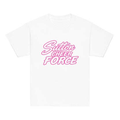 Classic | Youth T Shirt | Sutton Cheer Force | Script Logo