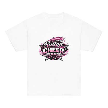 Classic | Youth T Shirt | Sutton Cheer Force | Shooting Star Logo