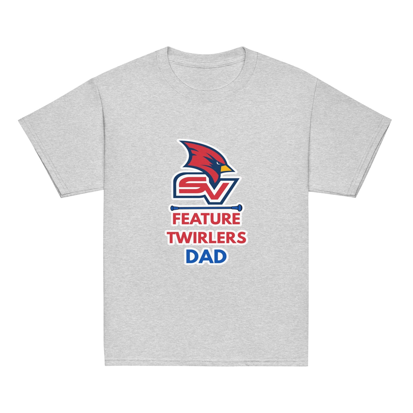 Classic | Youth T Shirt | SVSU Feature twirlers | Dad Logo