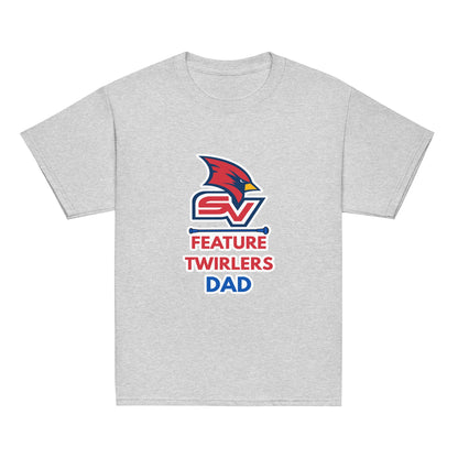 Classic | Youth T Shirt | SVSU Feature twirlers | Dad Logo