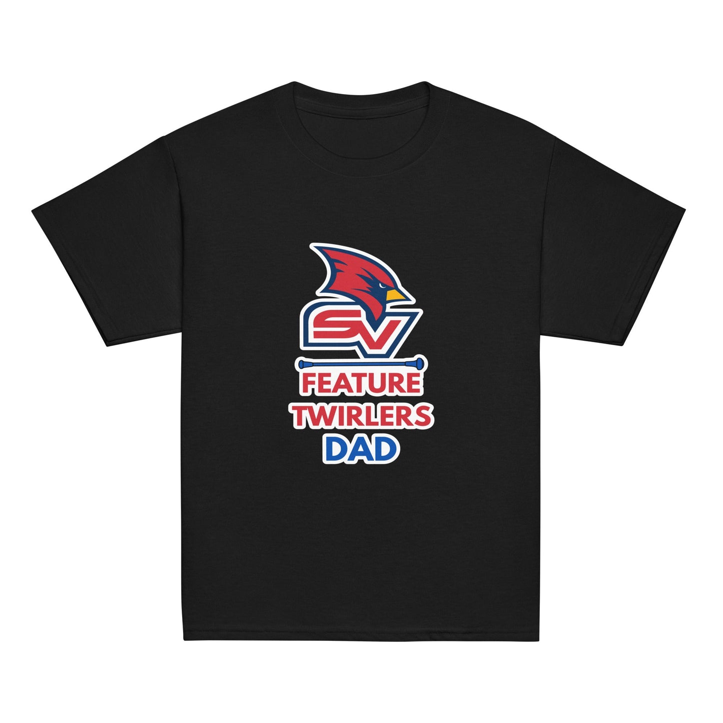 Classic | Youth T Shirt | SVSU Feature twirlers | Dad Logo
