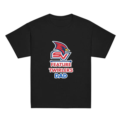 Classic | Youth T Shirt | SVSU Feature twirlers | Dad Logo