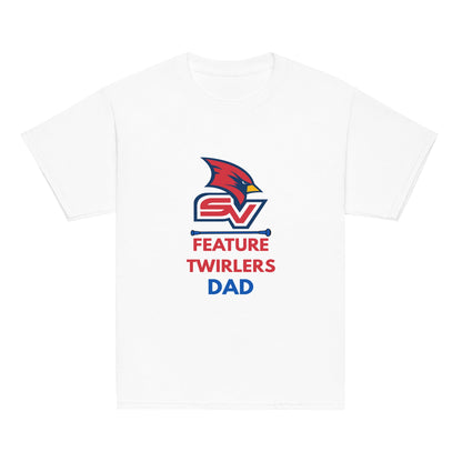 Classic | Youth T Shirt | SVSU Feature twirlers | Dad Logo