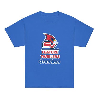 Classic | Youth T Shirt | SVSU Feature twirlers | Grandma Logo