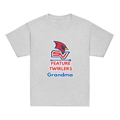 Classic | Youth T Shirt | SVSU Feature twirlers | Grandma Logo