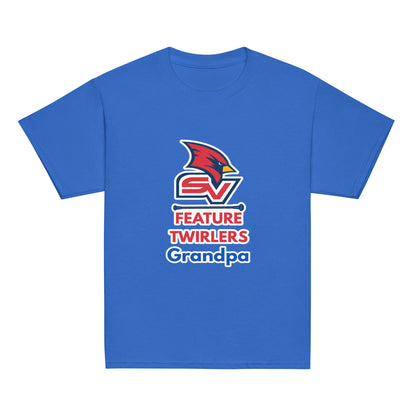 Classic | Youth T Shirt | SVSU Feature twirlers | Grandpa Logo