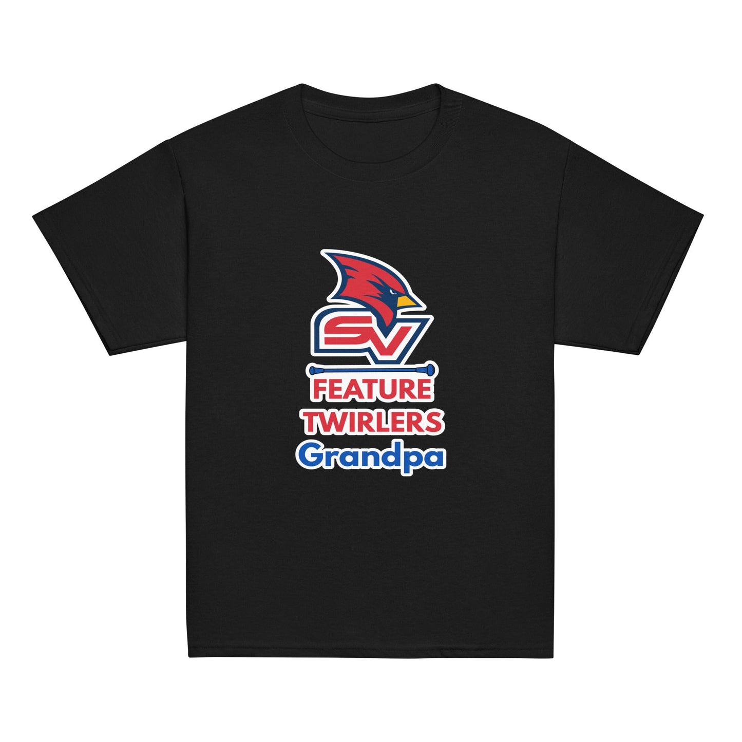 Classic | Youth T Shirt | SVSU Feature twirlers | Grandpa Logo