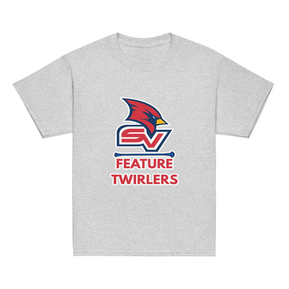 Classic | Youth T Shirt | SVSU Feature twirlers | Icon Logo