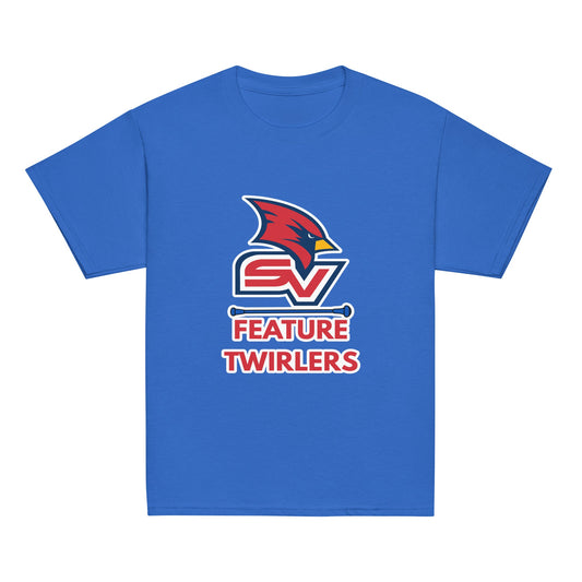 Classic | Youth T Shirt | SVSU Feature twirlers | Icon Logo