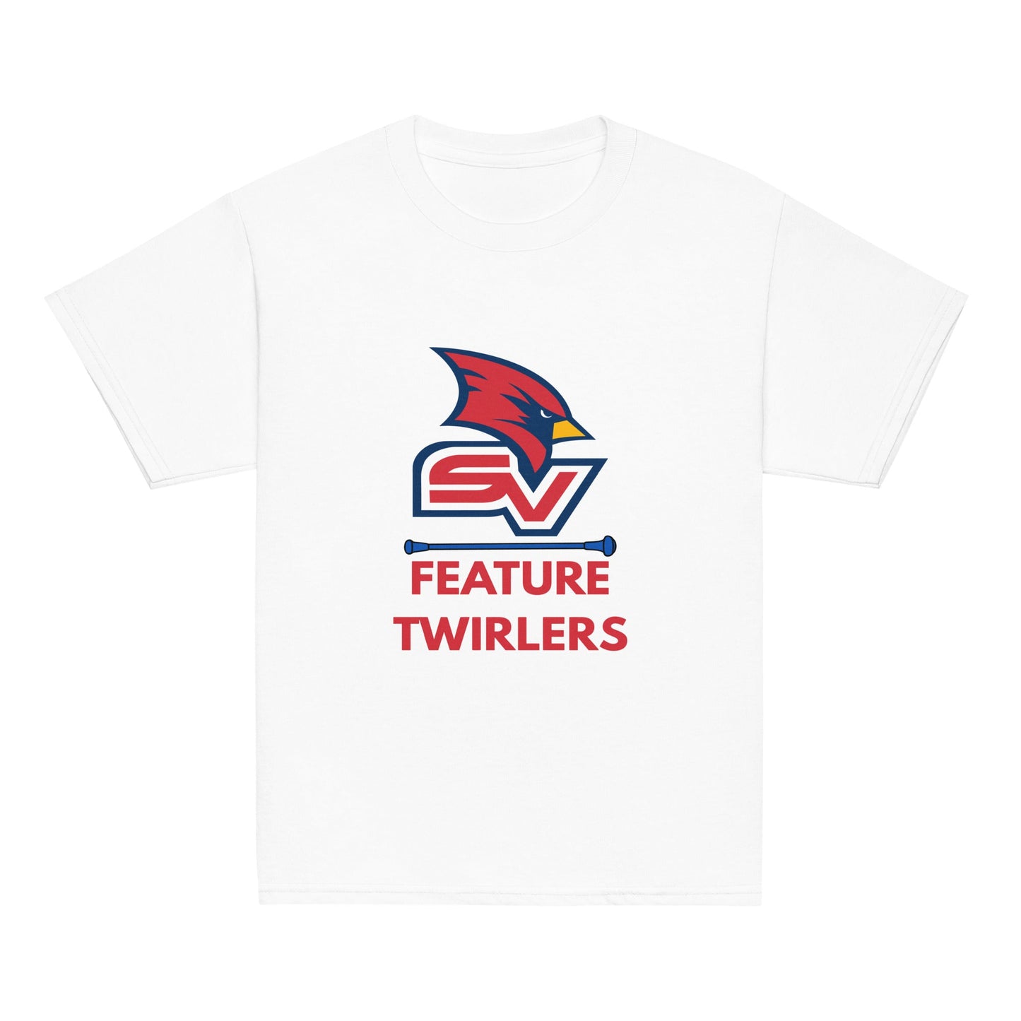 Classic | Youth T Shirt | SVSU Feature twirlers | Icon Logo