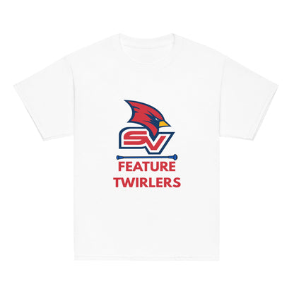 Classic | Youth T Shirt | SVSU Feature twirlers | Icon Logo