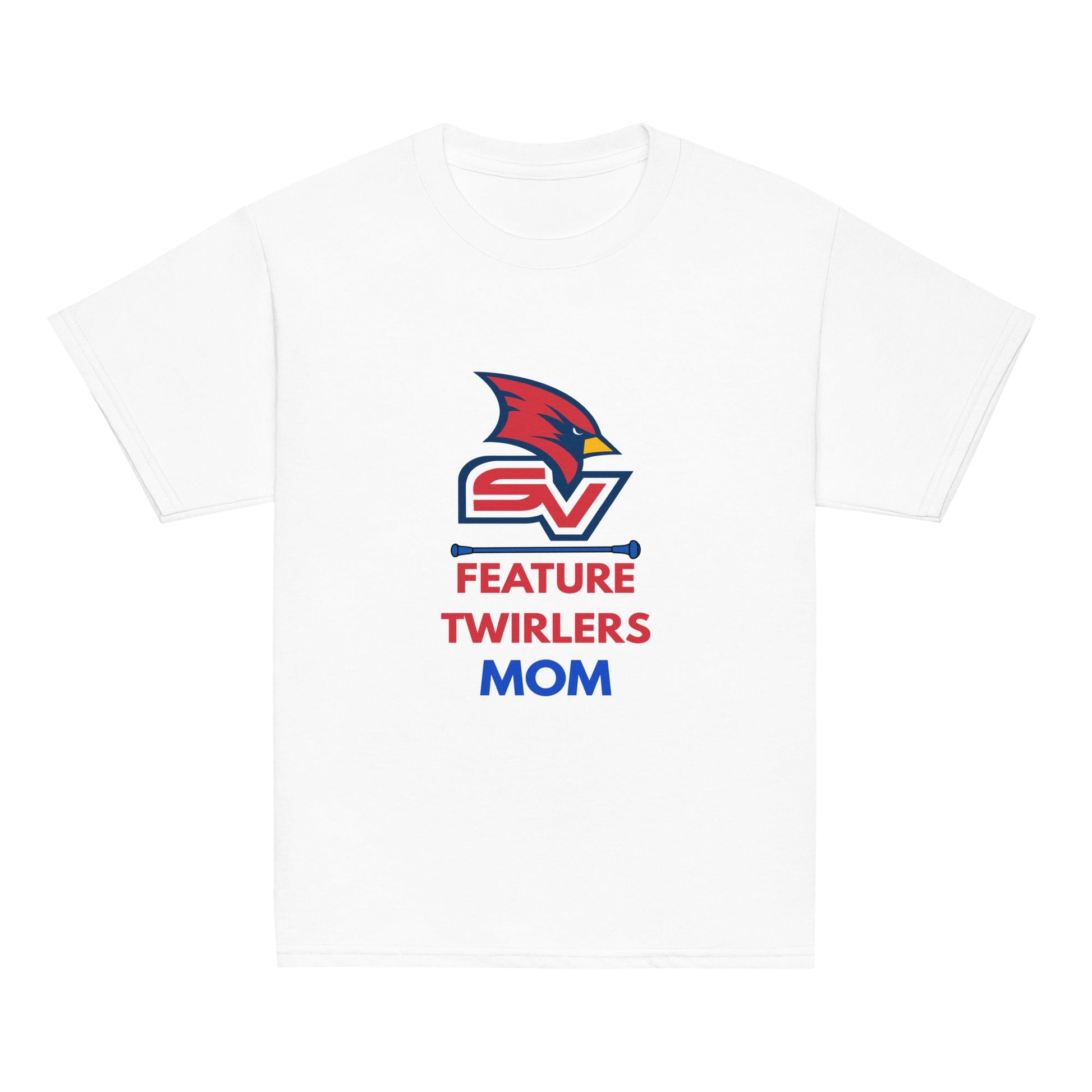 Classic | Youth T Shirt | SVSU Feature twirlers | Mom Logo