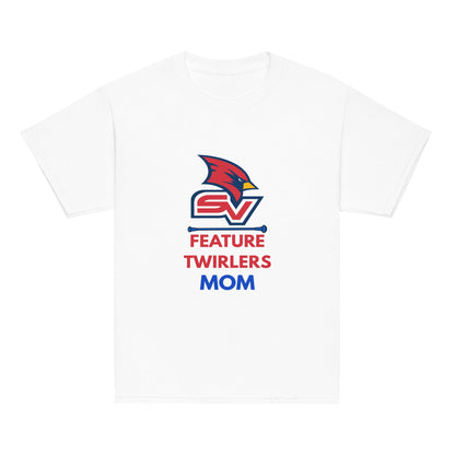 Classic | Youth T Shirt | SVSU Feature twirlers | Mom Logo
