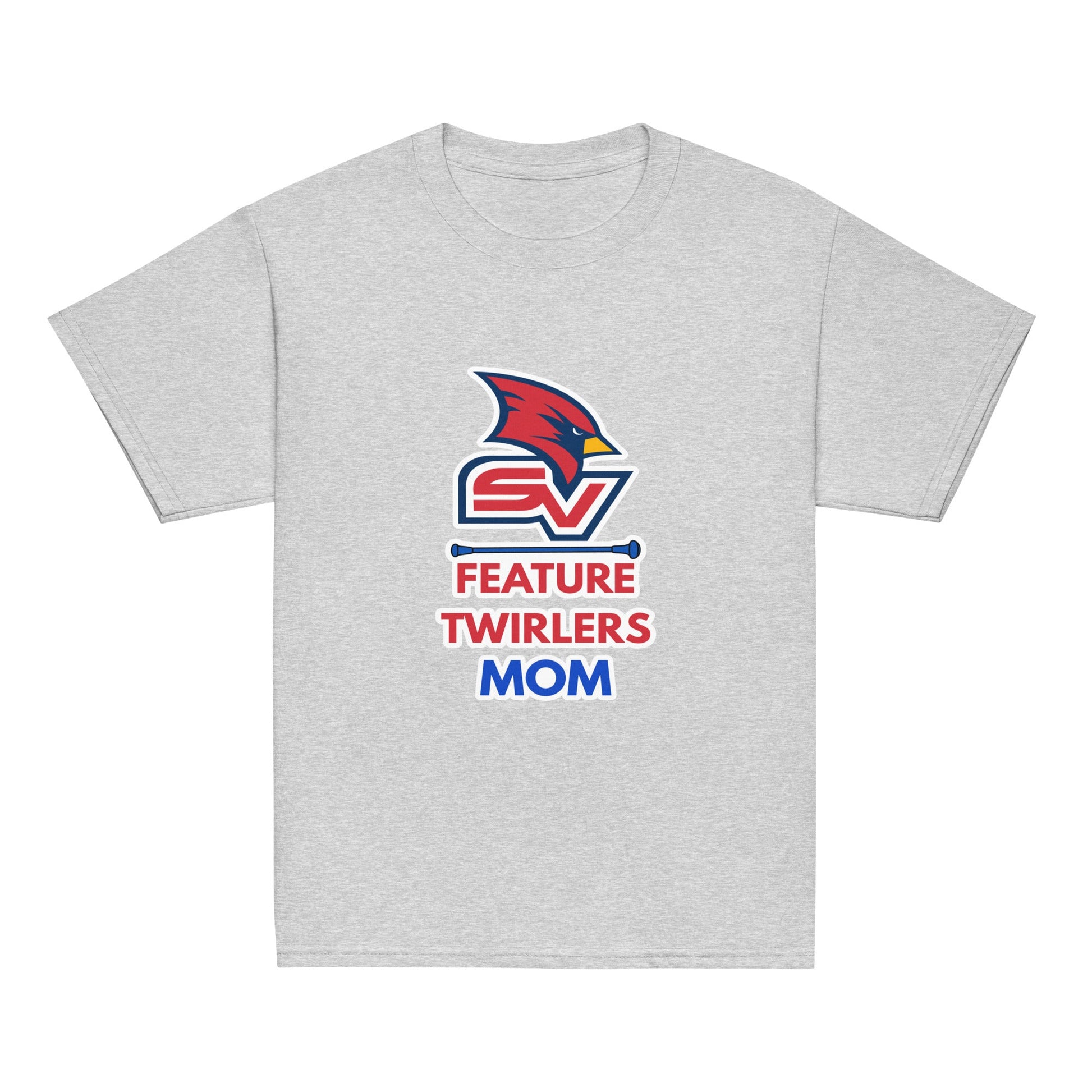 Classic | Youth T Shirt | SVSU Feature twirlers | Mom Logo