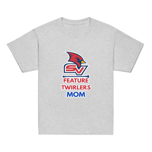 Classic | Youth T Shirt | SVSU Feature twirlers | Mom Logo