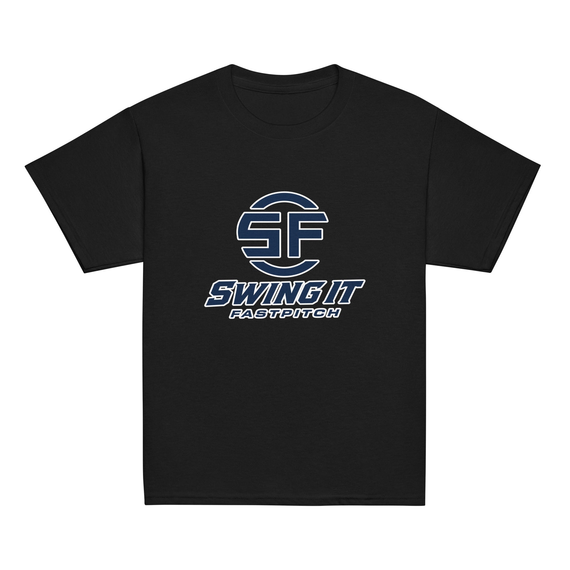 Classic | Youth T Shirt | Swing It Fastpitch | Crest Logo