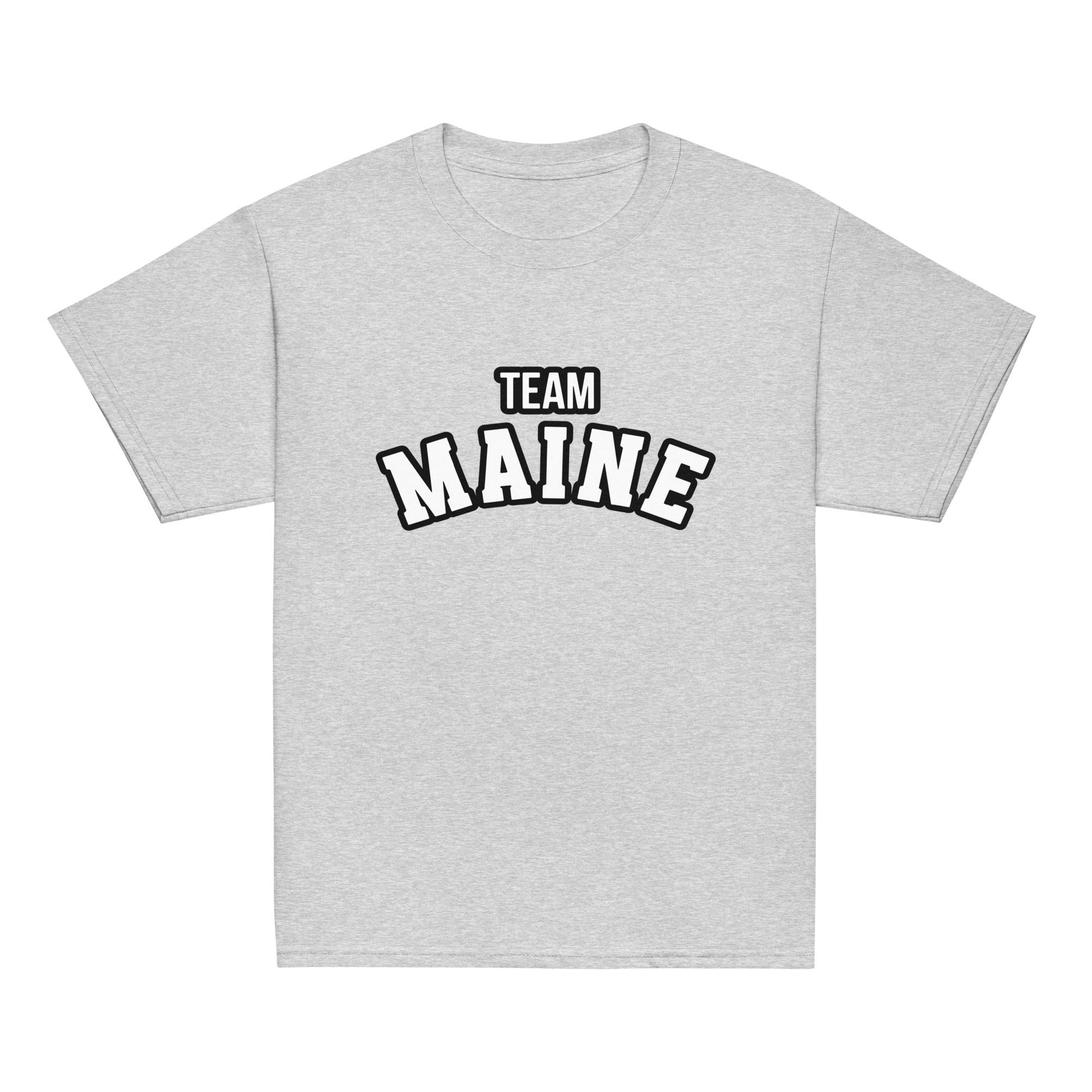 Classic | Youth T Shirt | Team Maine | Arch Mark Logo