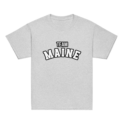 Classic | Youth T Shirt | Team Maine | Arch Mark Logo