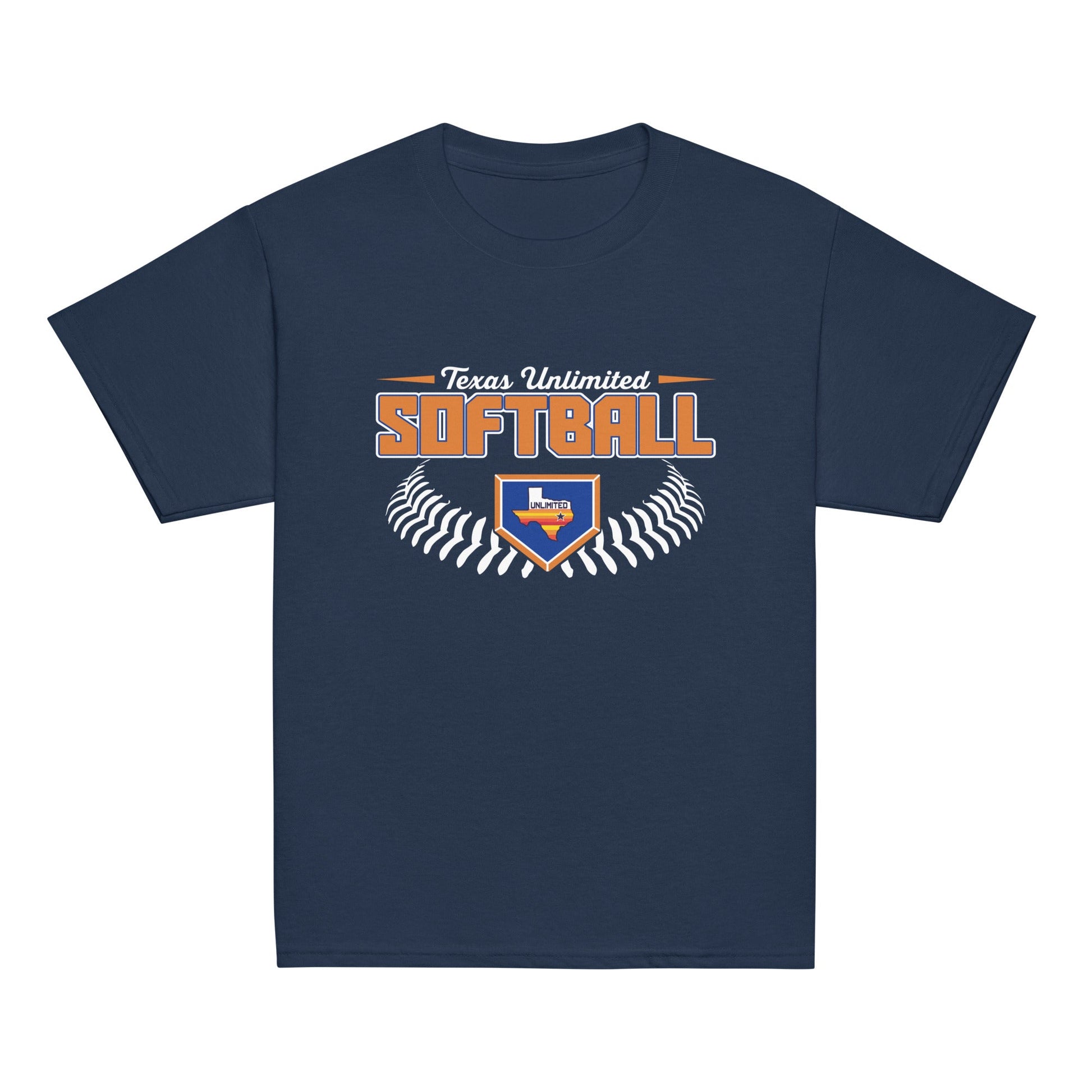 Classic | Youth T Shirt | Texas Unlimited | Softball Logo