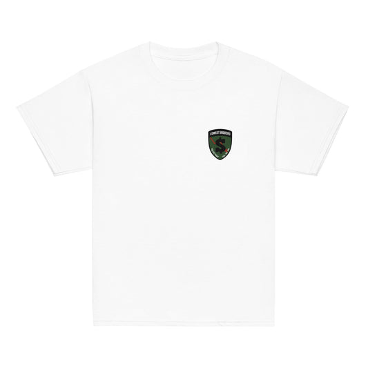 Classic | Youth T Shirt | The Lowest Bidders | Shield Logo
