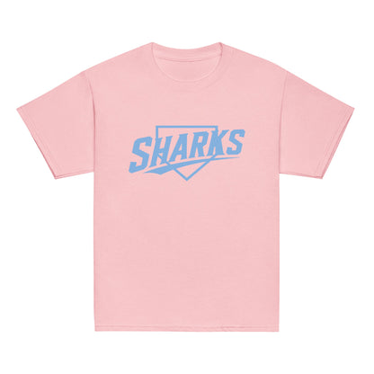 Classic | Youth T Shirt | The Sharks Baseball Team | Crest Logo