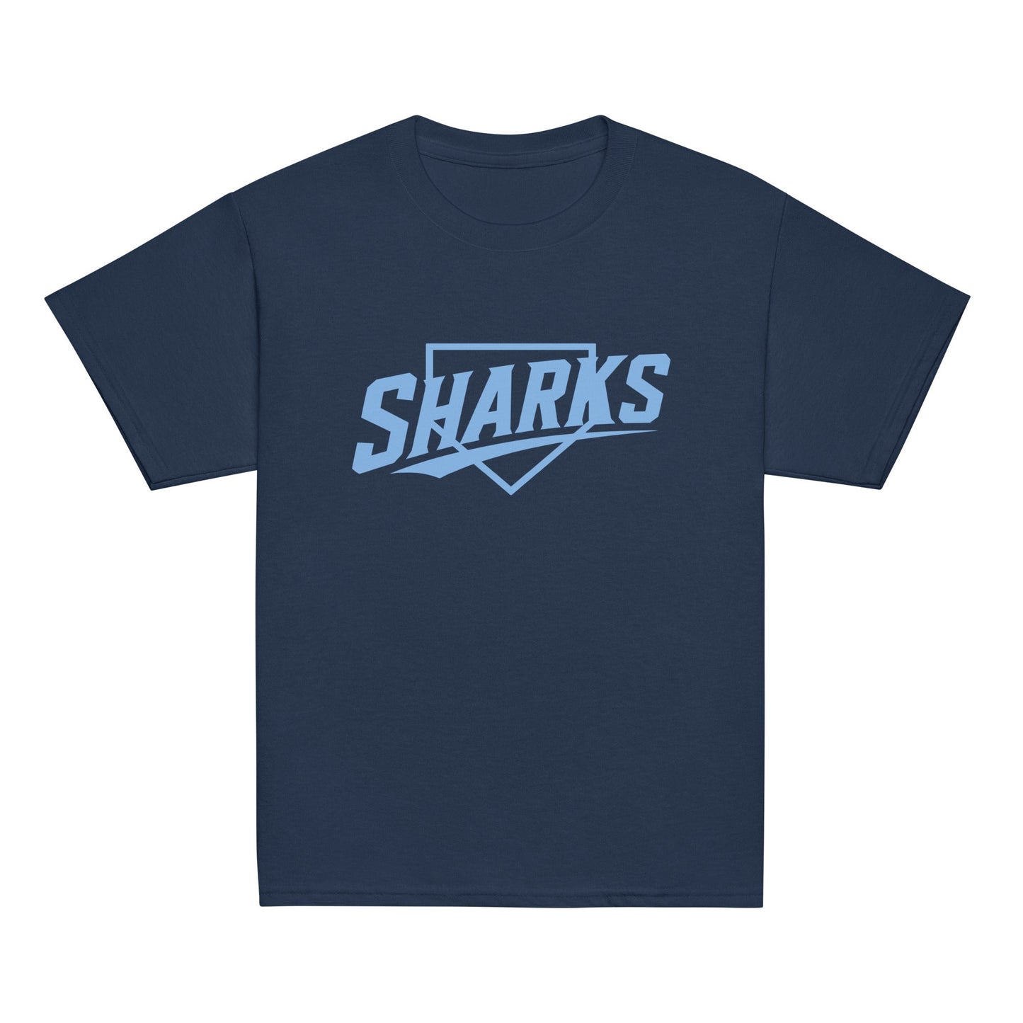 Classic | Youth T Shirt | The Sharks Baseball Team | Crest Logo