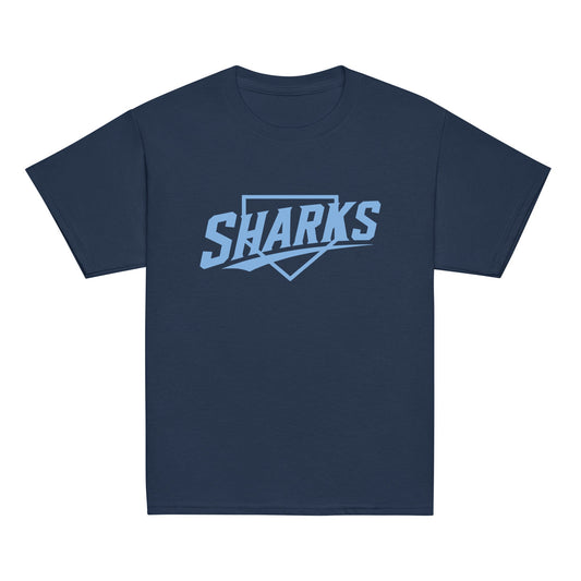 Classic | Youth T Shirt | The Sharks Baseball Team | Crest Logo