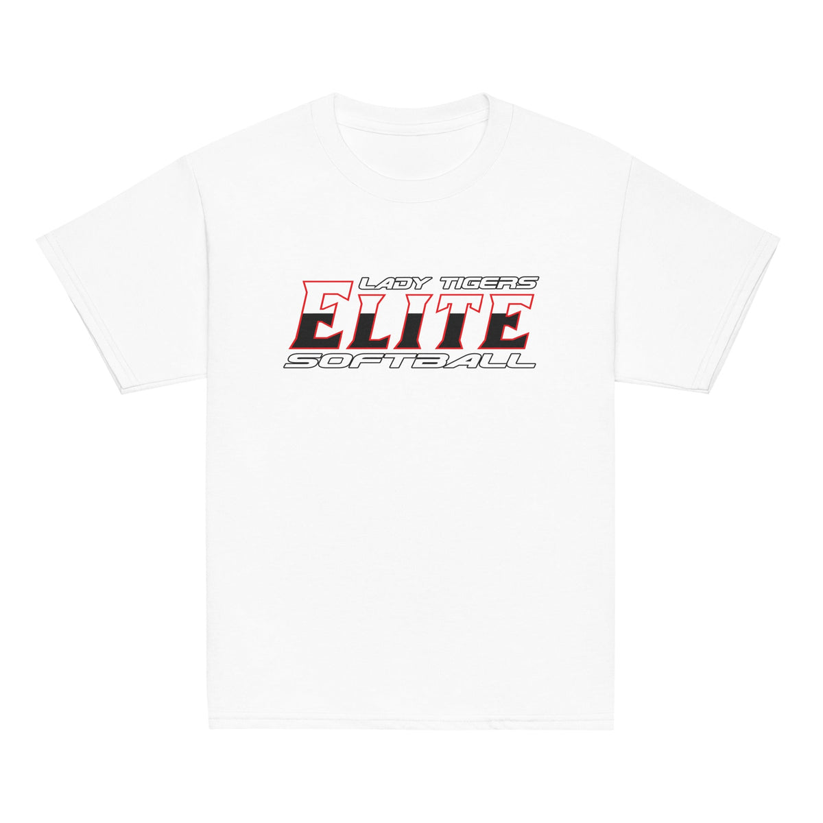 Classic | Youth T Shirt | Tigers Elite Softball | Modern Script Logo