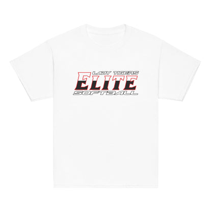 Classic | Youth T Shirt | Tigers Elite Softball | Modern Script Logo