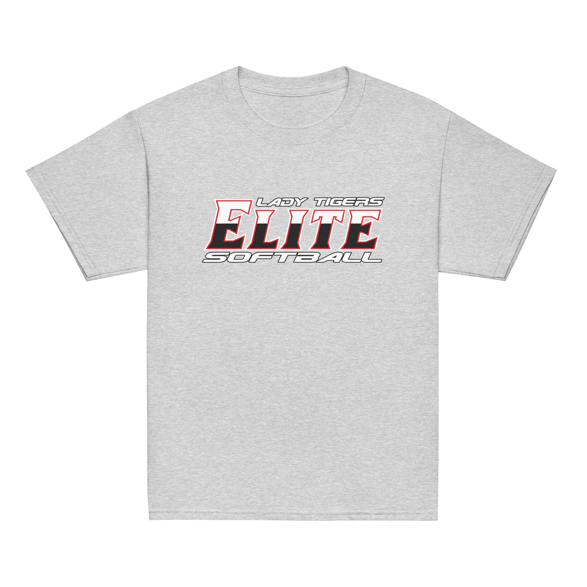 Classic | Youth T Shirt | Tigers Elite Softball | Modern Script Logo