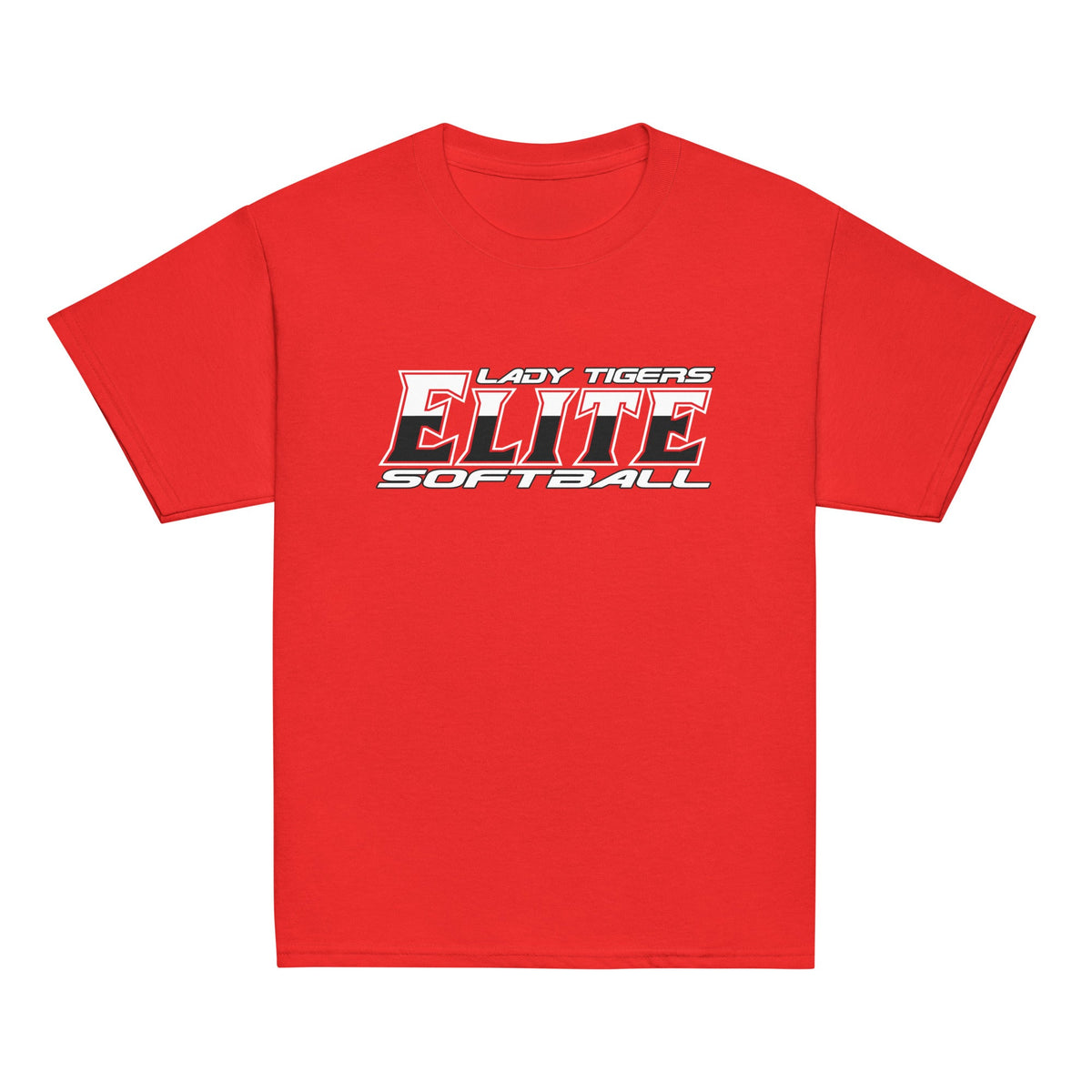 Classic | Youth T Shirt | Tigers Elite Softball | Modern Script Logo