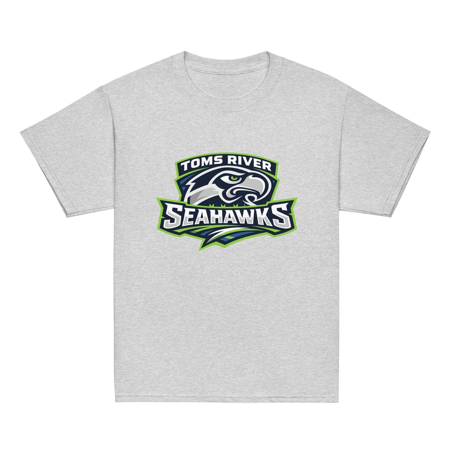 Classic | Youth T Shirt | Toms River Seahawks | Mascot Script Logo