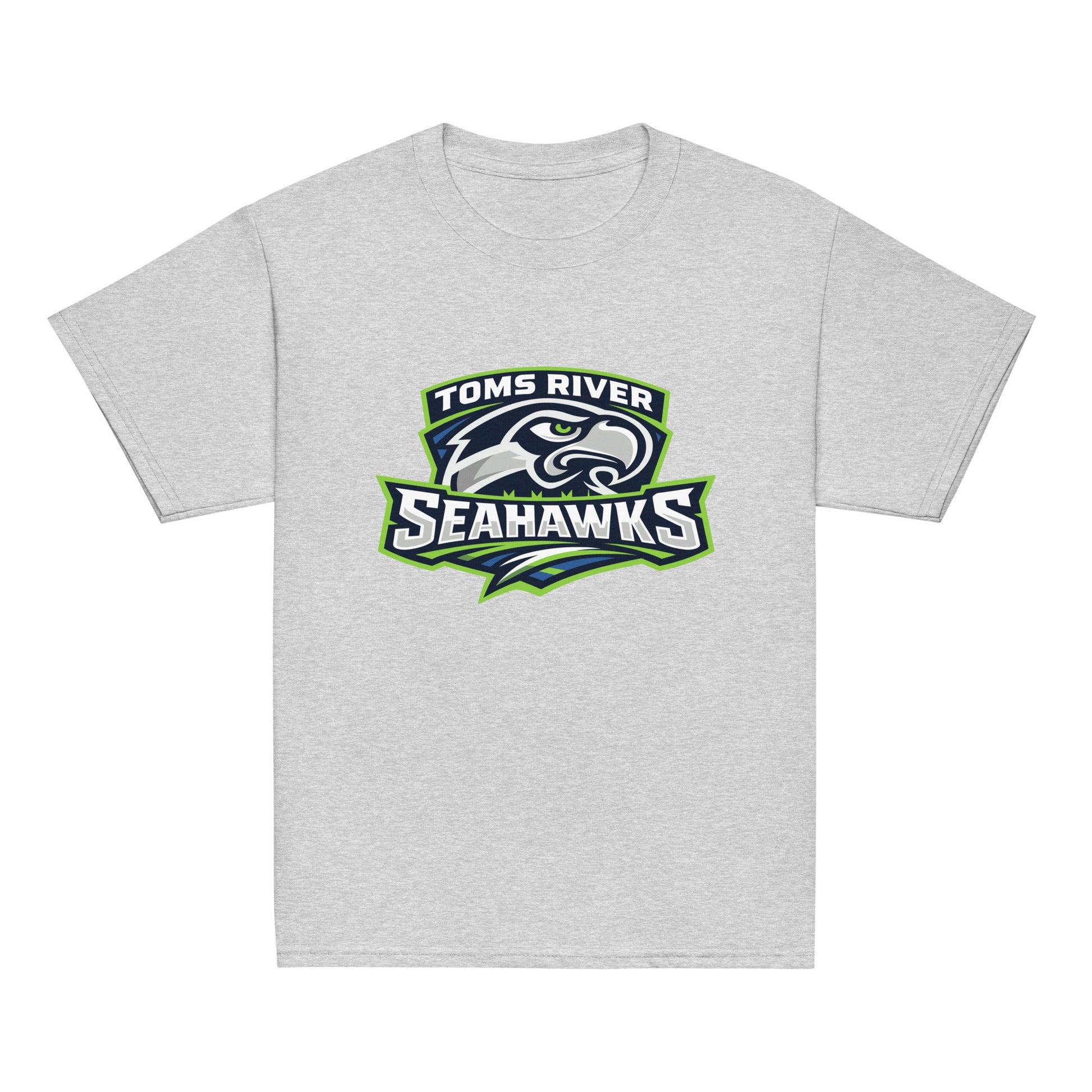 Classic | Youth T Shirt | Toms River Seahawks | Mascot Script Logo