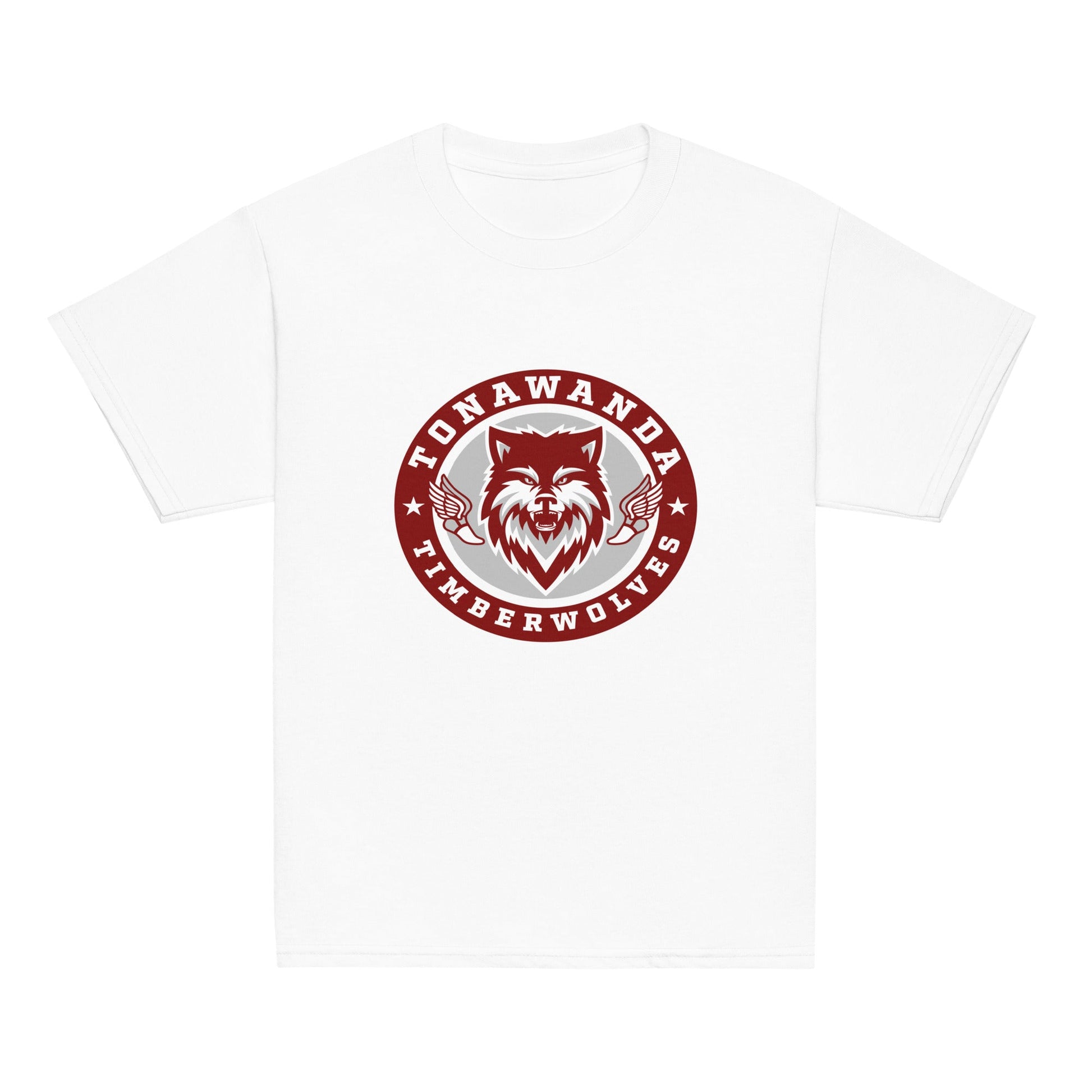 Classic | Youth T Shirt | Tonawanda High School Track and Field | Mascot Badge Logo