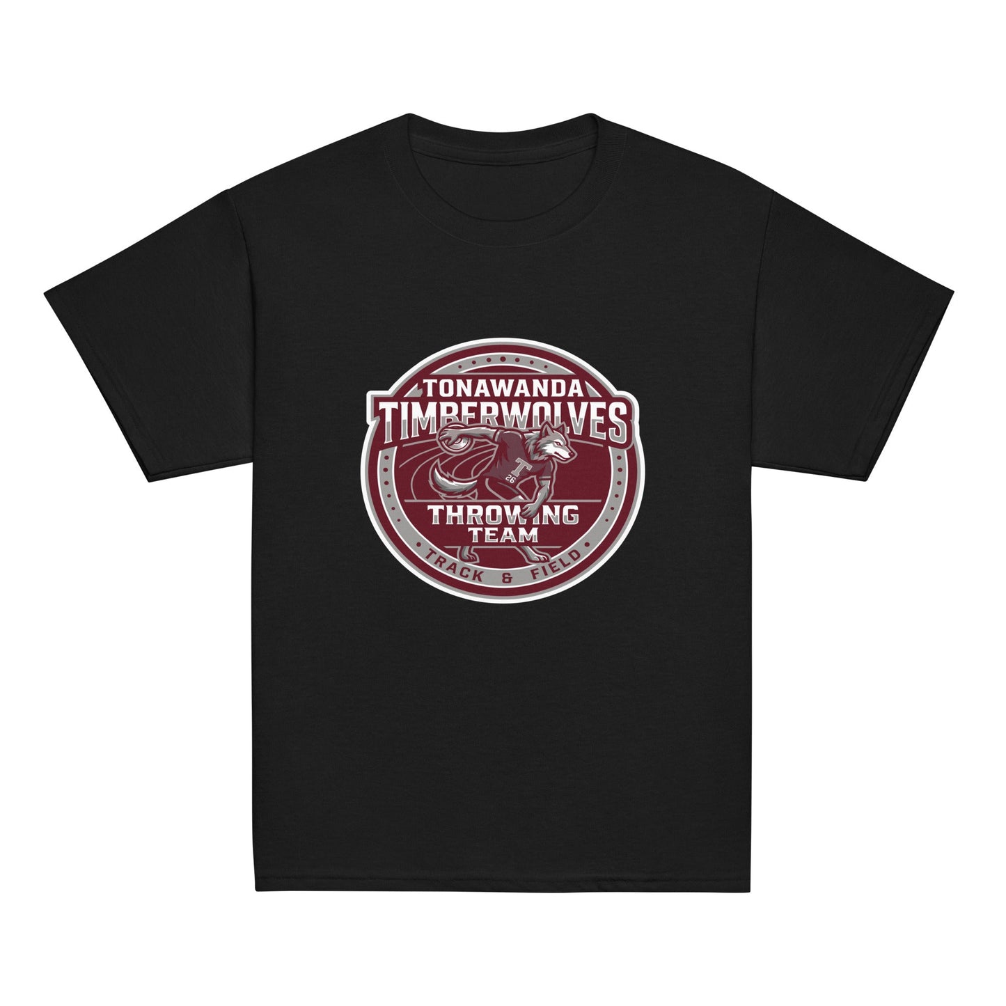 Classic | Youth T Shirt | Tonawanda High School Track and Field | Throwing Team Logo
