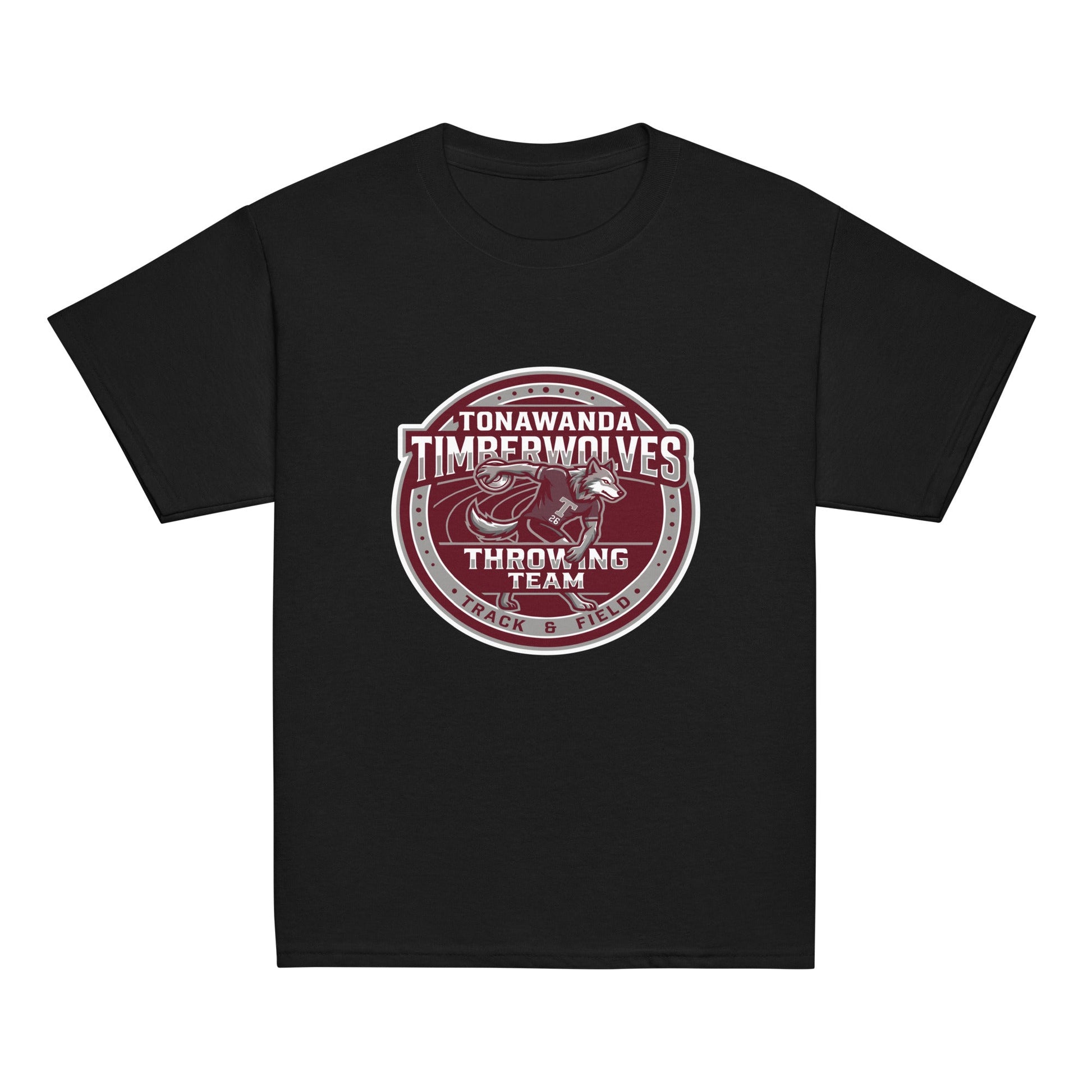 Classic | Youth T Shirt | Tonawanda High School Track and Field | Throwing Team Logo