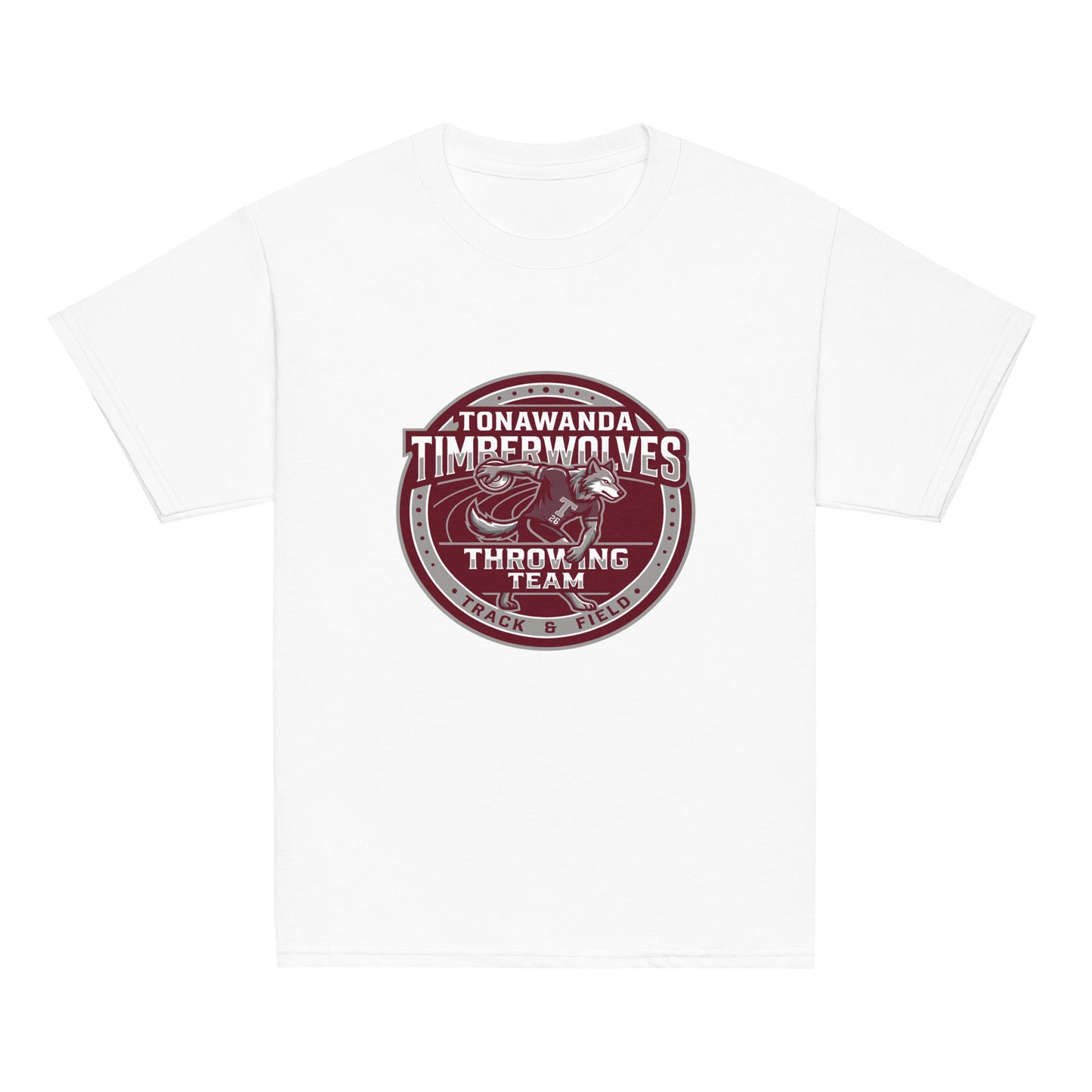 Classic | Youth T Shirt | Tonawanda High School Track and Field | Throwing Team Logo