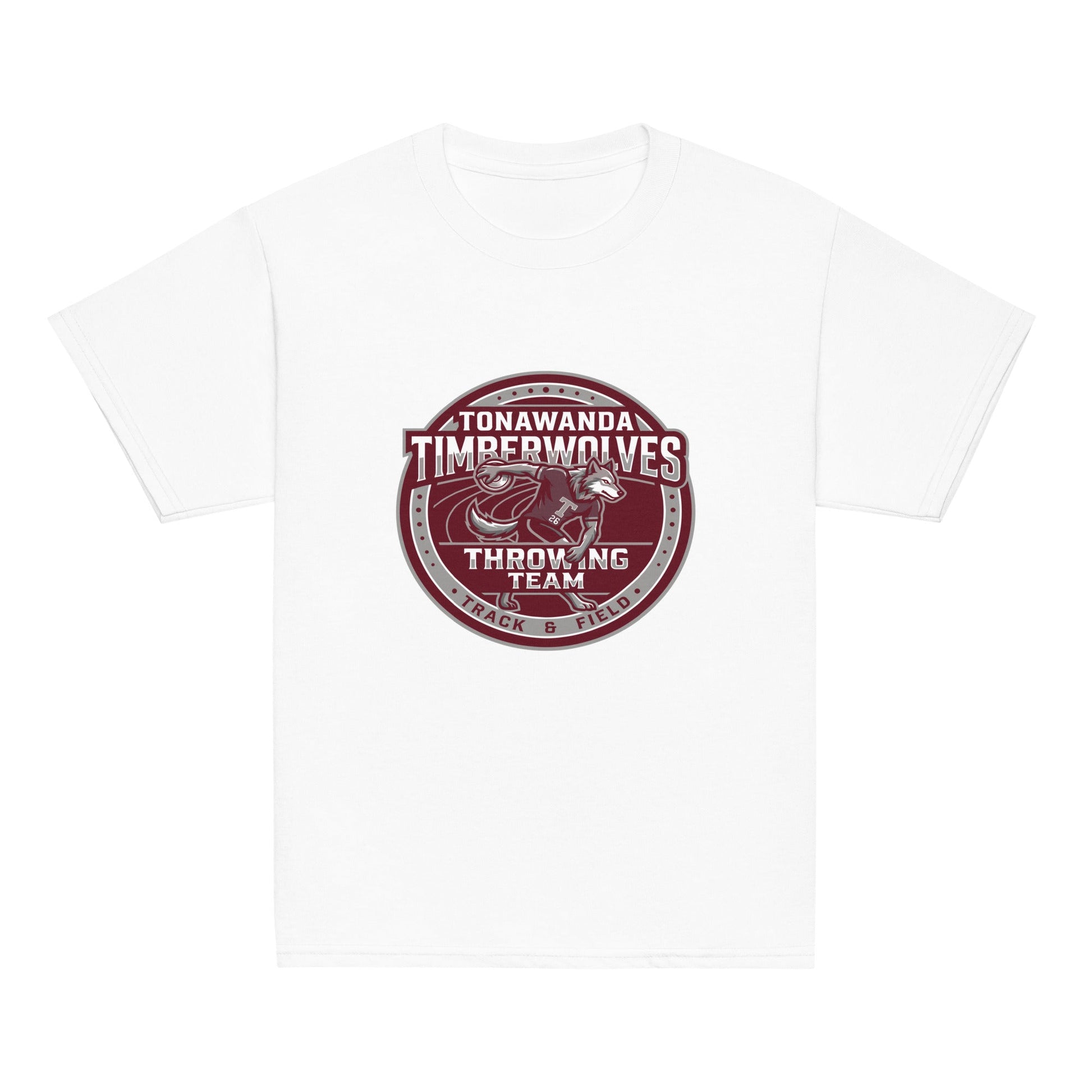 Classic | Youth T Shirt | Tonawanda High School Track and Field | Throwing Team Logo