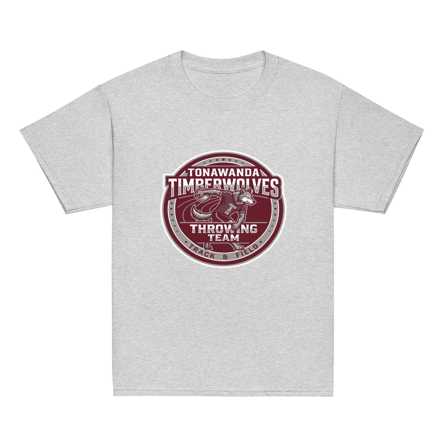 Classic | Youth T Shirt | Tonawanda High School Track and Field | Throwing Team Logo