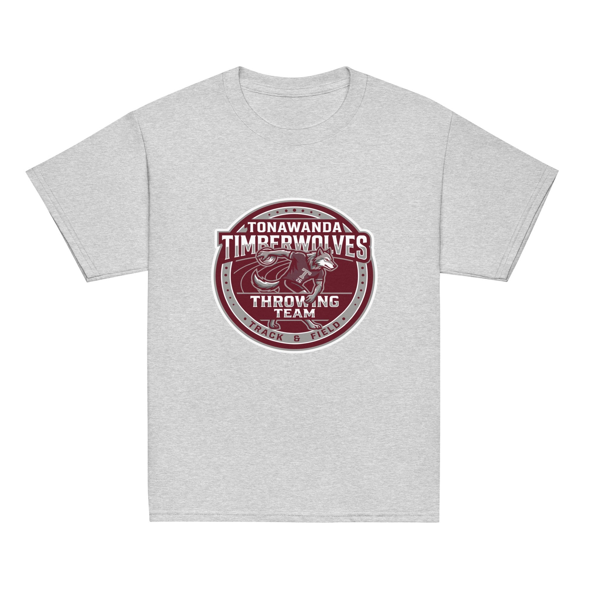 Classic | Youth T Shirt | Tonawanda High School Track and Field | Throwing Team Logo