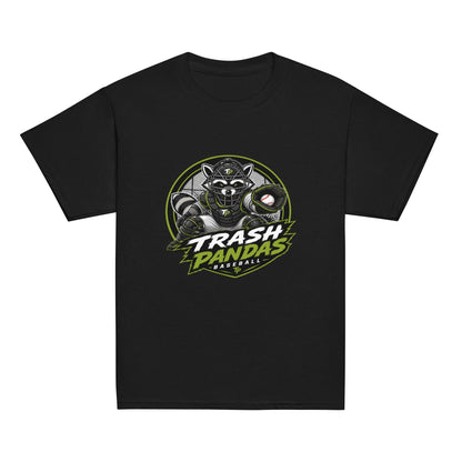 Classic | Youth T Shirt | Trash Pandas Baseball Organization | Athletics Logo