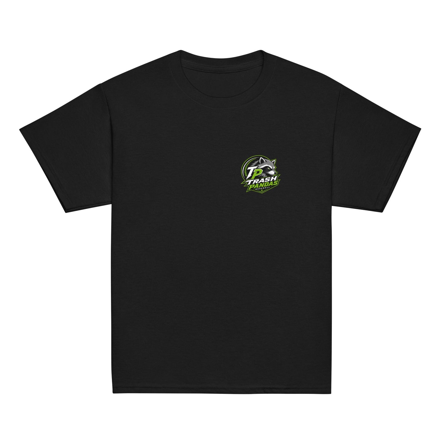 Classic | Youth T Shirt | Trash Pandas Baseball Organization | Crest Logo