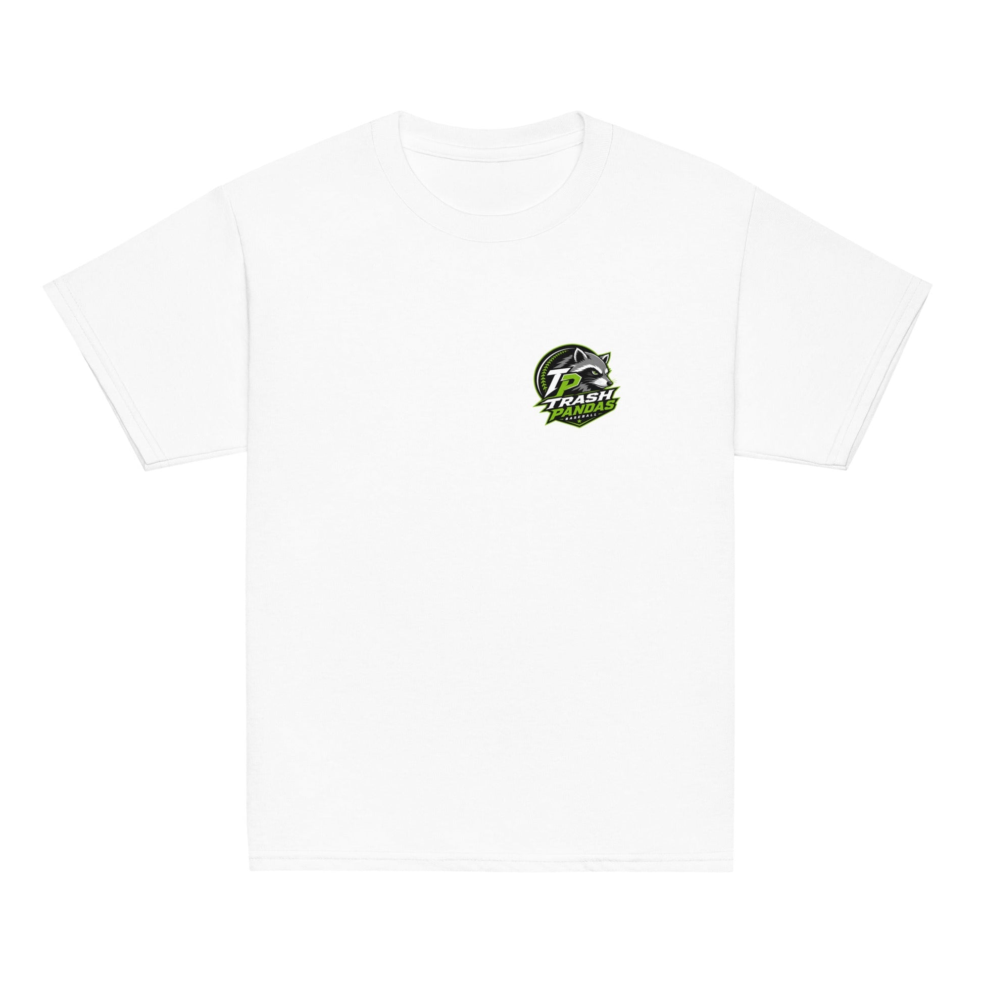 Classic | Youth T Shirt | Trash Pandas Baseball Organization | Crest Logo