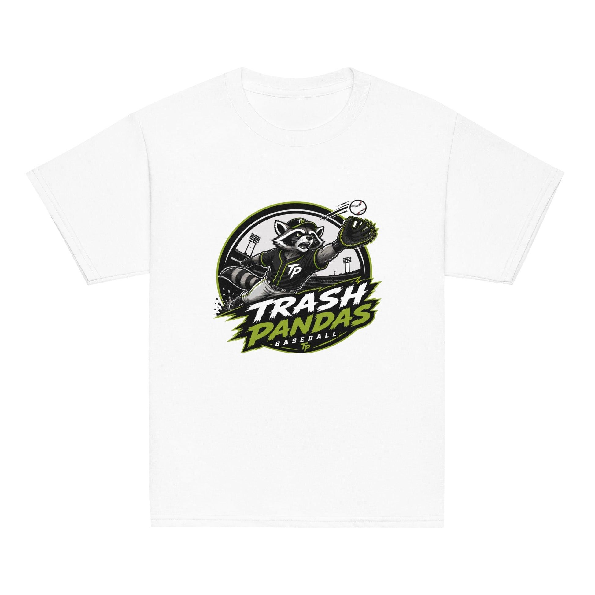 Classic | Youth T Shirt | Trash Pandas Baseball Organization | Emblem Logo